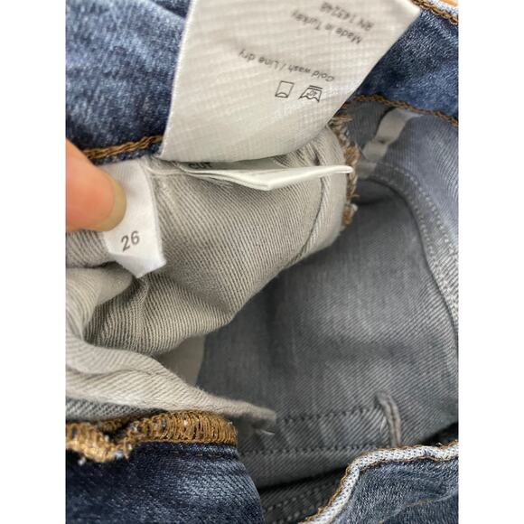 REFORMATION Havana Washed Denim High & Skinny Jeans - Picture 4 of 8